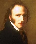 Charles Bird King Detail of self-portrait of Charles Bird King aged 30, oil painting